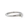 Image 2 : Platinum 0.22 ctw Diamond Solitaire Ring
