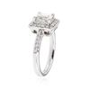 Image 3 : 14KT White Gold EGL USA Certified 1.36 ctw Diamond Ring