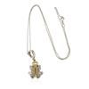 Image 1 : 18KT Two-Tone Gold 0.45 ctw Diamond Pendant With Chain