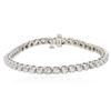 Image 1 : 14KT White Gold 3.61 ctw Diamond Tennis  Bracelet