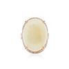 Image 1 : 14KT Rose Gold 12.94 ctw Opal and Diamond Ring