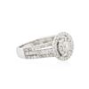 Image 2 : 14KT White Gold 1.35 ctw Diamond Ring