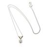 Image 1 : 14KT White Gold 0.78 ctw Diamond Pendant With Chain
