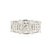 Image 1 : 14KT White Gold 0.87 ctw Diamond Ring