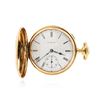 Image 2 : Elgin 14KT Yellow Gold Full Hunter Antique Pocketwatch