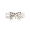 Image 1 : 14KT White Gold 1.45 ctw Diamond Ring