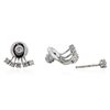 Image 2 : 14KT White Gold 0.60 ctw Diamond Earrings