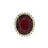 Image 1 : 14KT Yellow Gold 11.47 ctw Ruby and Diamond Ring
