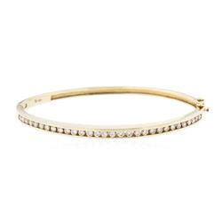 14KT Yellow Gold 1.18 ctw Diamond Bangle