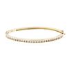 Image 1 : 14KT Yellow Gold 1.18 ctw Diamond Bangle