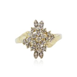 14KT Yellow Gold 0.25 ctw Diamond Ring