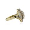 Image 2 : 14KT Yellow Gold 0.25 ctw Diamond Ring