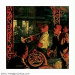 H. Carrido - Original Illustration (1955-1965). Most likely published as a magazine cover or travel.