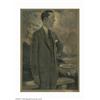 Image 1 : C. L. Cole - Original Advertising Painting (1924). An excellent, early men's fashion ad. Painted in.