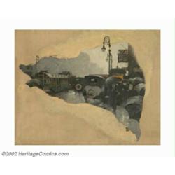 Dean Cornwell (1892-1960) Original Magazine Story Illustration (1920). A student of Harvey Dunn, Dea