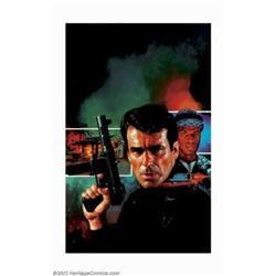 Danny Crouse - Original Paperback Cover Art (1992). Original paperback cover for the popular Max Bol