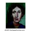 Image 1 : Maxon Crumb - Original Painting (c.1990s). This original painting of Virginia Woolf shows a side of.