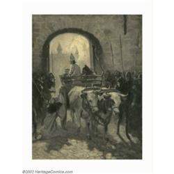 George Berthoy Cutts - Original Book Illustration (1926). One of the twelve black and white illustra