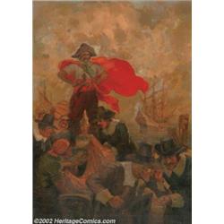Walter De Maris (1877-1947) Original Magazine Cover Art (c.1928). Walter De Maris, a Brandywine arti