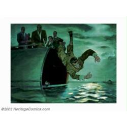 Robert W. Douglass - Original Magazine Story Illustration (1950-1955). A story illustration by Dougl