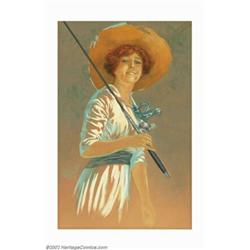 Edward M. Eggleston (1883-1941) Original Calendar/Advertising Painting (c.1915). Edward M. Eggleston