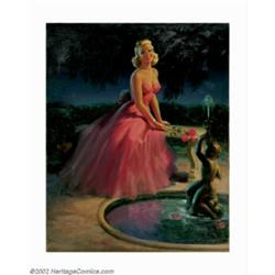 Art Frahm (1907-1981) Original Pin-up/Glamour Painting (c.1955). This is one of Art Frahm's outstand