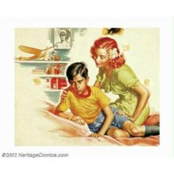 Marshall Frantz - Original Magazine Story Illustration (1946). Marshall Frantz was an accomplished i
