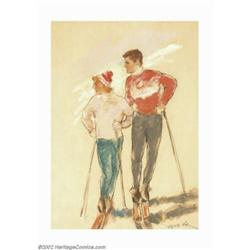 Pal Fried (1893-1976) Original Painting (1960-1965). Pal Fried is admired and collected equally in t