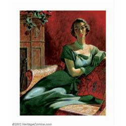 Edwin A. Georgi (1896-1964) Original Illustration (c.1953). This image most likely appeared as a mag
