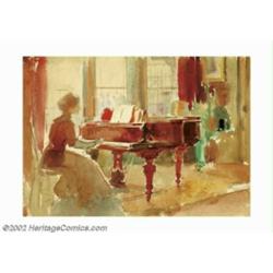 Walter Granville-Smith (1870-1938) Original Illustration (1890-1910). A masterful illustrator, Walte