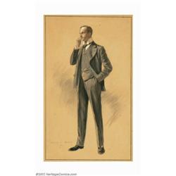 Archie Gunn (1863-1930) Original Advertising Art (1901). Archie Gunn is most remembered for his exqu