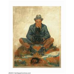 Joe Hennesy - Original Illustration (c.1930). This delightful image, which could easily be titled "G