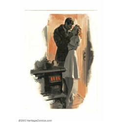 Edwin Henry - Original Magazine Story Illustration (1940). Edwin Henry was a partner with Haddon Sun