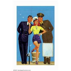 Dal Holcomb - Original Magazine Cover Art (1942). Dal Holcomb created scores of illustrations for Ki