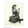 Image 1 : Norman Theodore Mingo - Original Preliminary Pin-up Ad (1945-1950). Mingo is primarily known for his