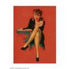 Image 1 : Earl Steffa Moran (1893-1984) Original Pin-up Painting (c.1940). An extremely famous image from one.