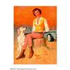Image 1 : Mayo Olmstead - Original Calendar and Advertising Pin-up (c.1950). Mayo Olmstead was a contemporary.
