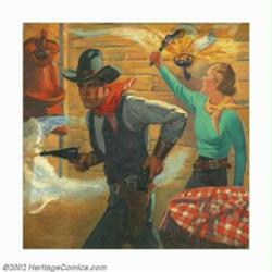 Sidney H. Riesenberg (1885-1971) Original Pulp Painting (1925-1930). Throughout his career, Sidney R