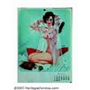 Image 2 : Mauro Scali - Original Pin-up Painting (1961). Mauro Scali had numerous pin-up and glamour images pu