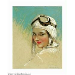 Charles Gates Sheldon (1889-1960) Original Magazine Cover Art (1925-1930). This beautiful portrait o