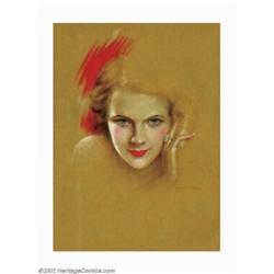 Charles Gates Sheldon (1889-1960) Original Magazine Cover Art (1925-1935). A cover for Radio Digest,