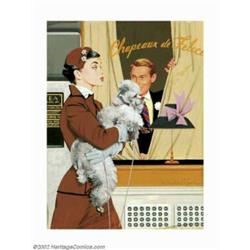 J. Fredrick Smith - Original Magazine Story Illustration (1954). J. Fredrick Smith had a keen eye fo