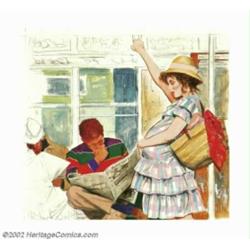 J. Fredrick Smith - Original Illustration (c.1980). An interesting painting by Smith, illustrating o