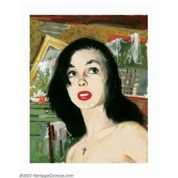 J. Fredrick Smith - Original Magazine Story Illustration (c.1953). Published in Cosmopolitan magazin