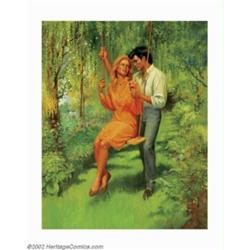 Ed Tadiello - Original Paperback Cover Art (1993). One of two published versions of this original ro
