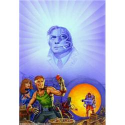 Greg Theakston - Original Paperback Cover Art (1988). The first book in the Exchameleon series by co