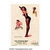 Image 2 : T. N. Thompson - Original Pin-up Painting (1958). T. N. Thompson took over the famous yearly "Artist
