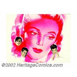 Jon Whitcomb (1906-1988) Original Magazine Story Illustration (1946). Jon Whitcomb's paintings of go