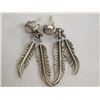 Image 2 : 5 Pr Navajo Sterling Silver Earrings, Multi-Stone