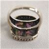 Image 3 : Sterling Silver Abalone Ring, Size 7.25